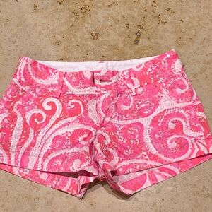 Lilly Pulitzer Pink Paisley Women Shorts